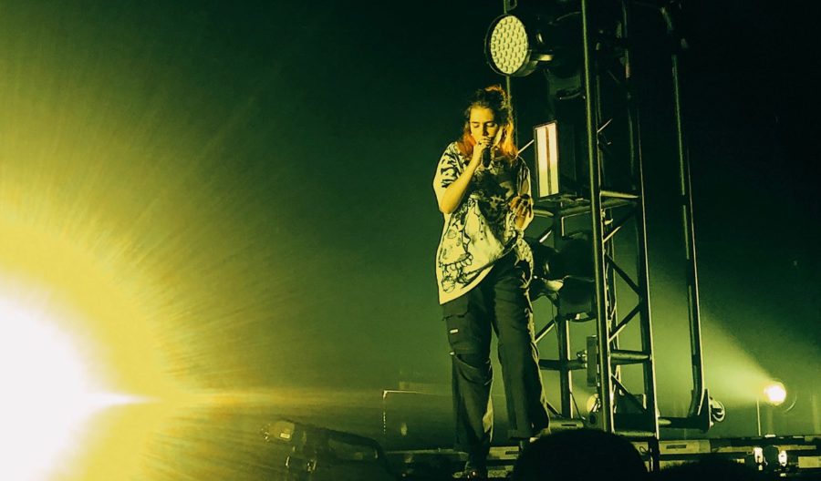 Artist, Clairo, opening for a Khalid concert.