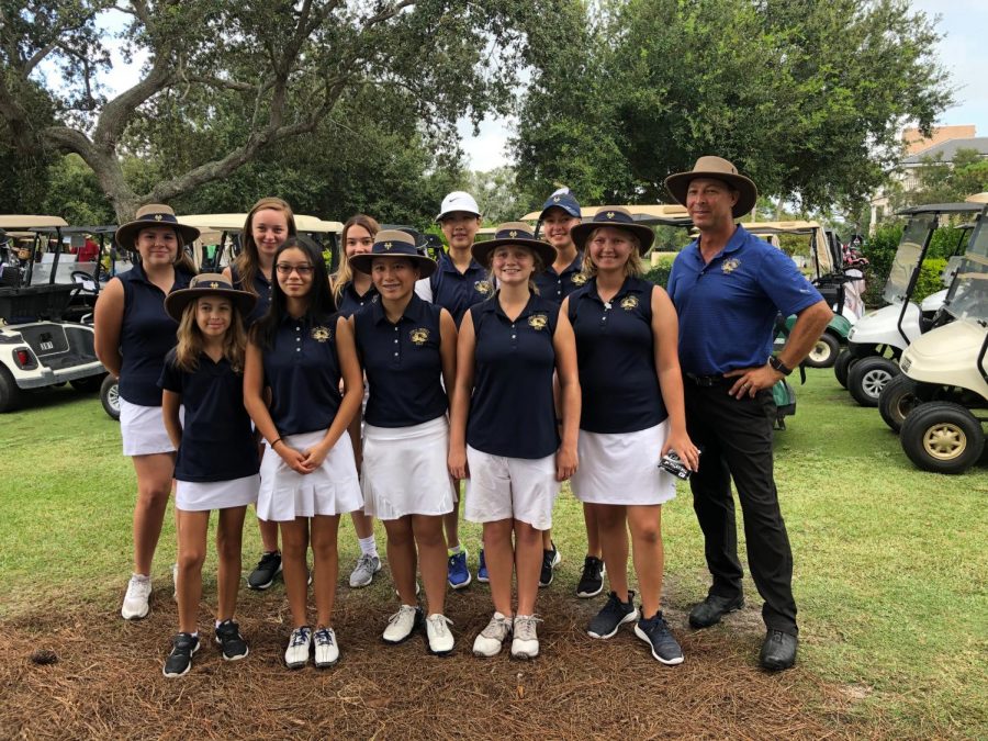 The Holy Trinity Girls Golf Team has had to adjust to new regulations for the 2020 High School golf season. 
