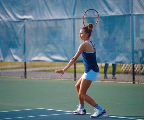 Freshman Alya Dzheneva is on the tennis court six days a week.
