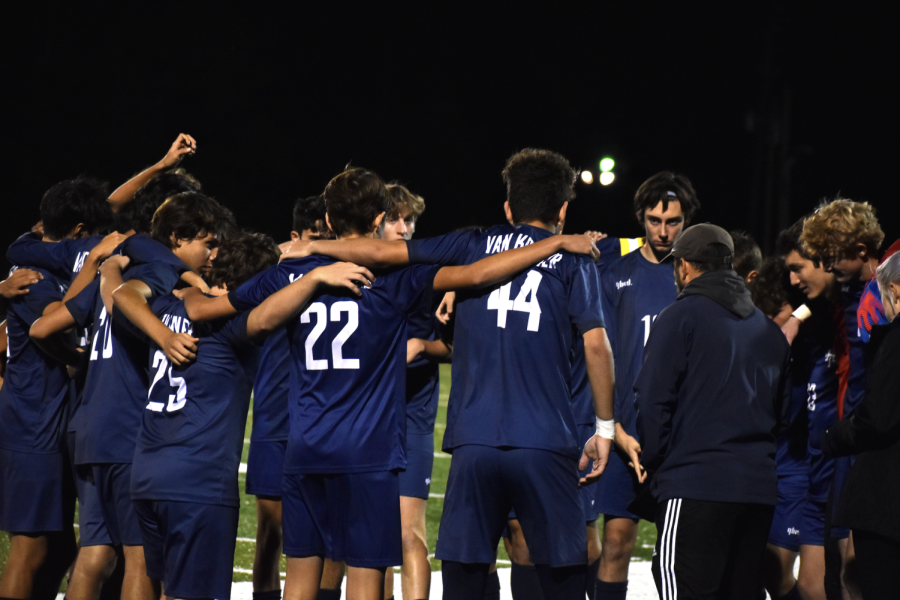 Boys varsity soccer is on the road to regional finals for the second year in a row. 