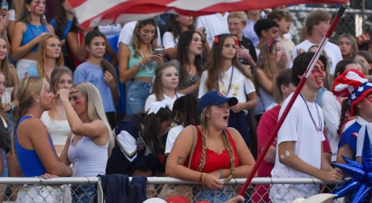 School spirit was on display at the first home football game of the season. 