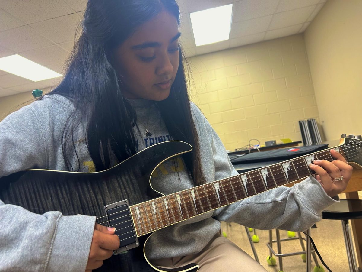 junior Alizeh Irfan has been playing instruments since she was young.